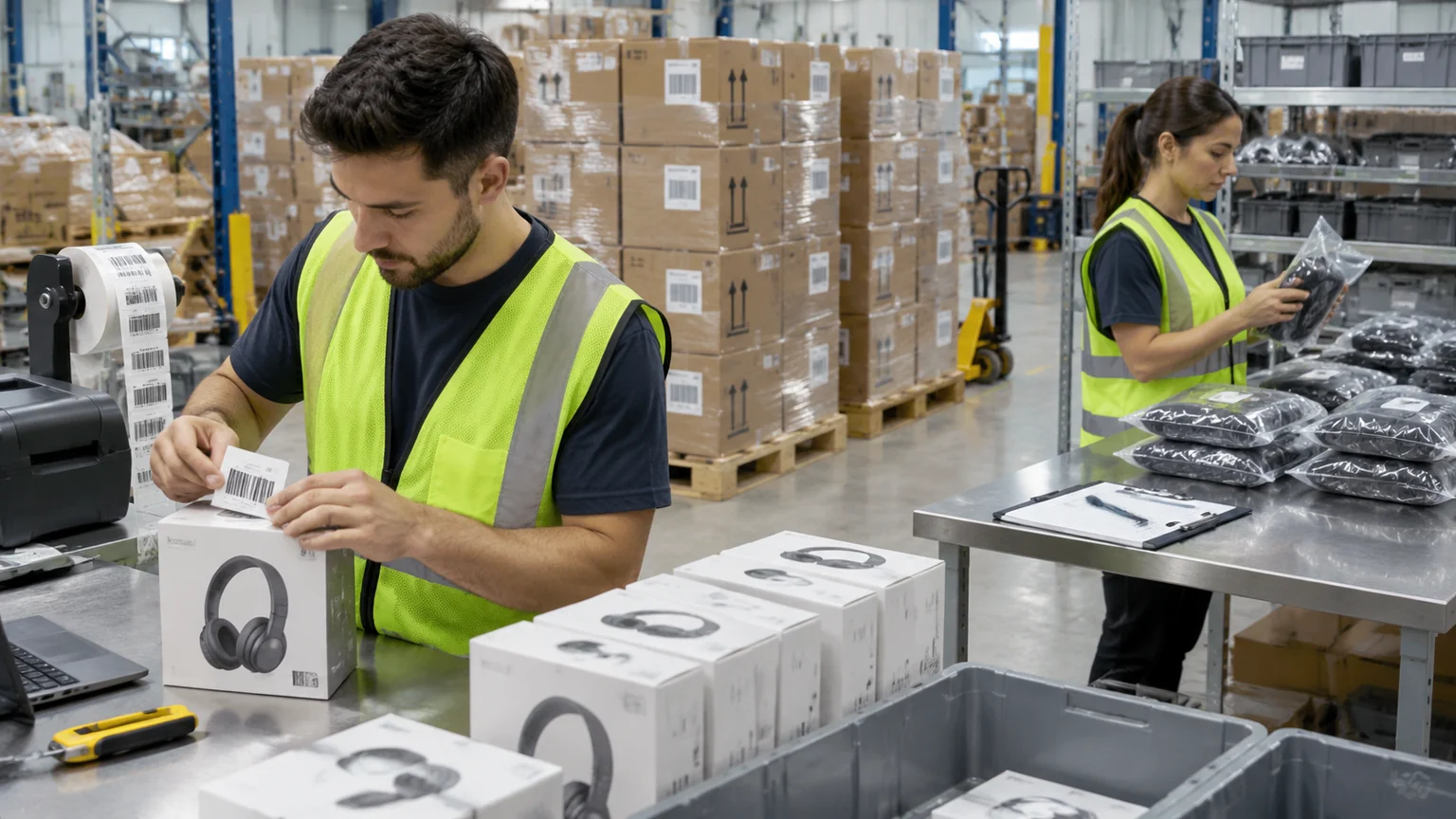 A practical FBA preparation handoff covering SKU approval, barcode settings, packing evidence, carton reconciliation and delivery responsibilities