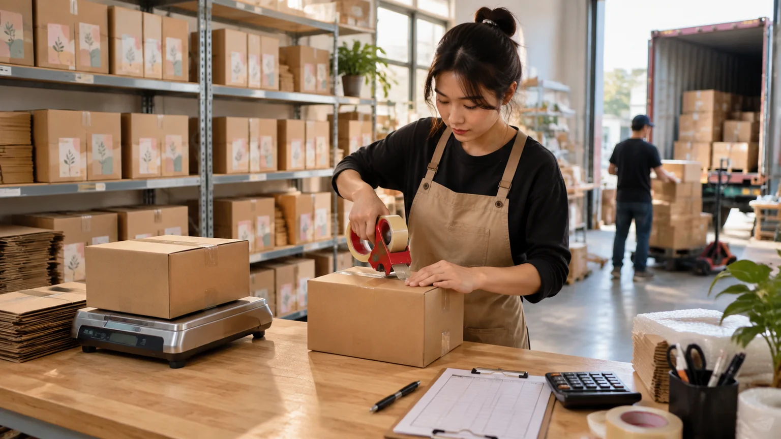 Estimate cost per delivered order using receiving, storage, handling, transport, import and exception costs without relying on unsupported rate averages