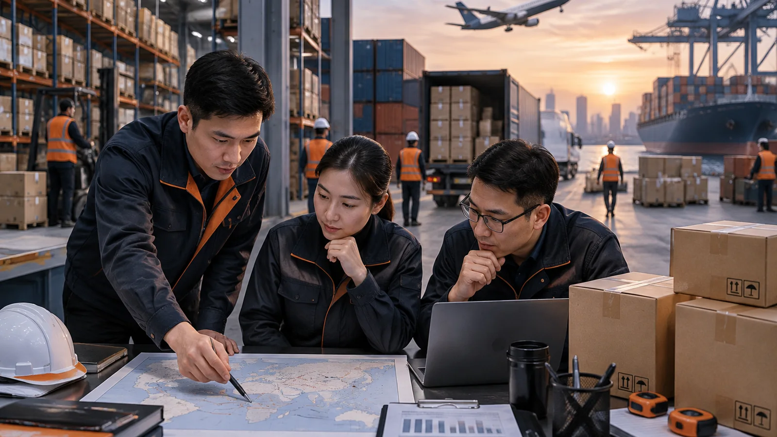 Walk-through of creating an FBA inbound shipment plan from China: setting up shipping plan, choosing